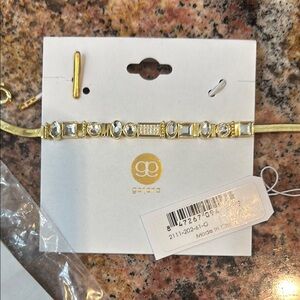 Gorjana 18k Gold Plated Venice Shimmer Bracelet 6.25”